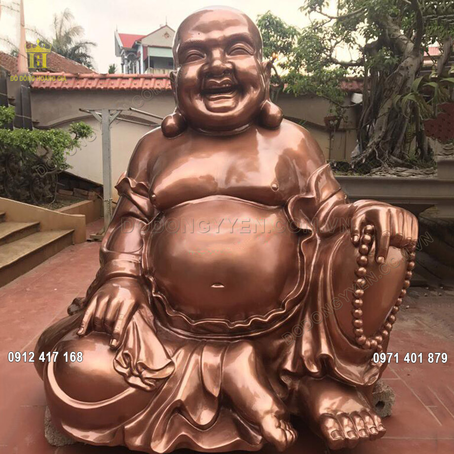 Tượng Di Lặc Bằng Đồng Đỏ 1M50